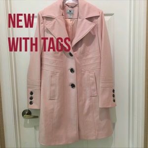 NWT: Worthington Fashion Coat, Vintage Rose, Sz M
